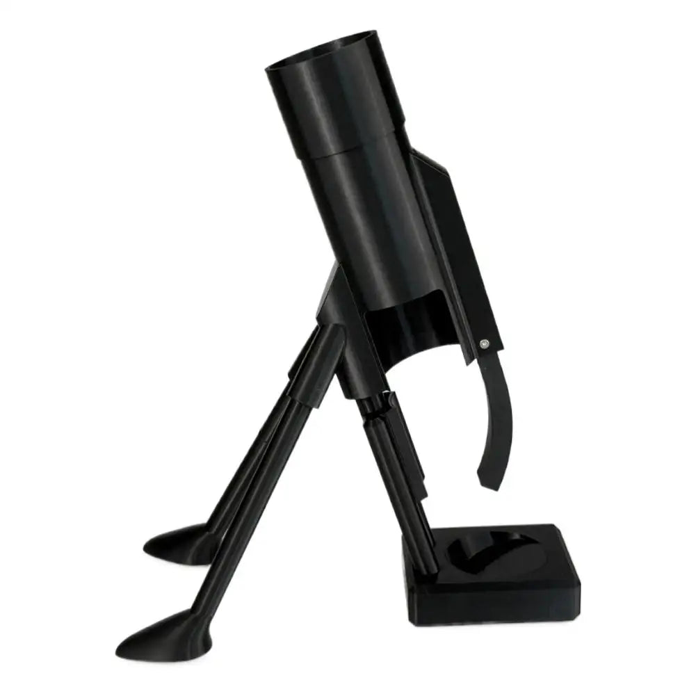 Hands-Free Beer Bottle Opener with Cap Launcher - Innovative Mortar Style Gadget for Home Use