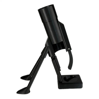 Hands-Free Beer Bottle Opener with Cap Launcher - Innovative Mortar Style Gadget for Home Use
