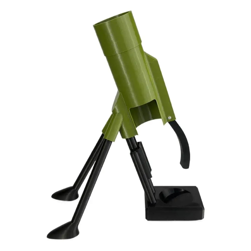 Hands-Free Beer Bottle Opener with Cap Launcher - Innovative Mortar Style Gadget for Home Use